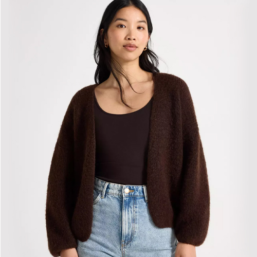 Stickad cardigan