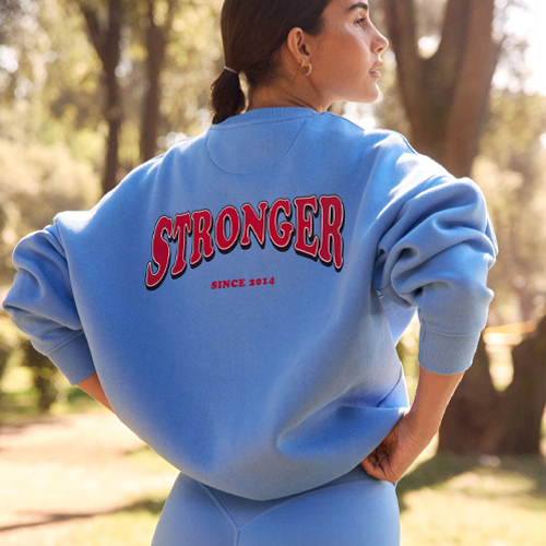 Blå sweatshirt från Stronger