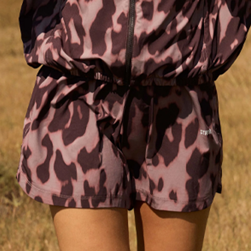 Leopardmönstrade shorts