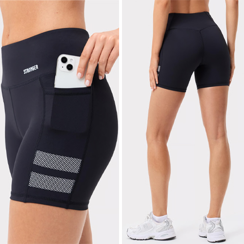 Träningsshorts med fickor